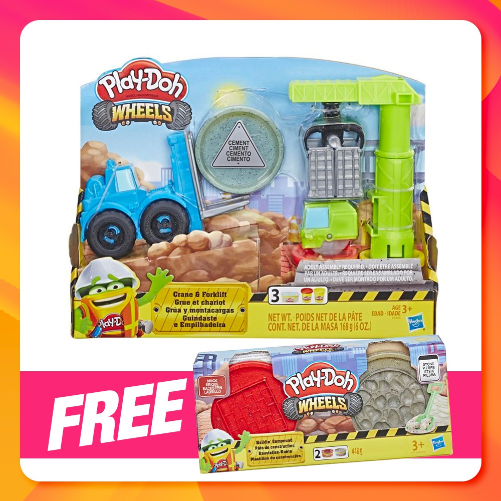 Play doh wheels crane and forklift clearance