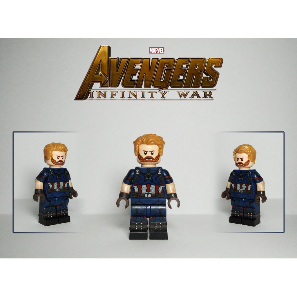 Captain America Marvel Avengers Infinity War 100 LEGO Compatible Shopee Malaysia