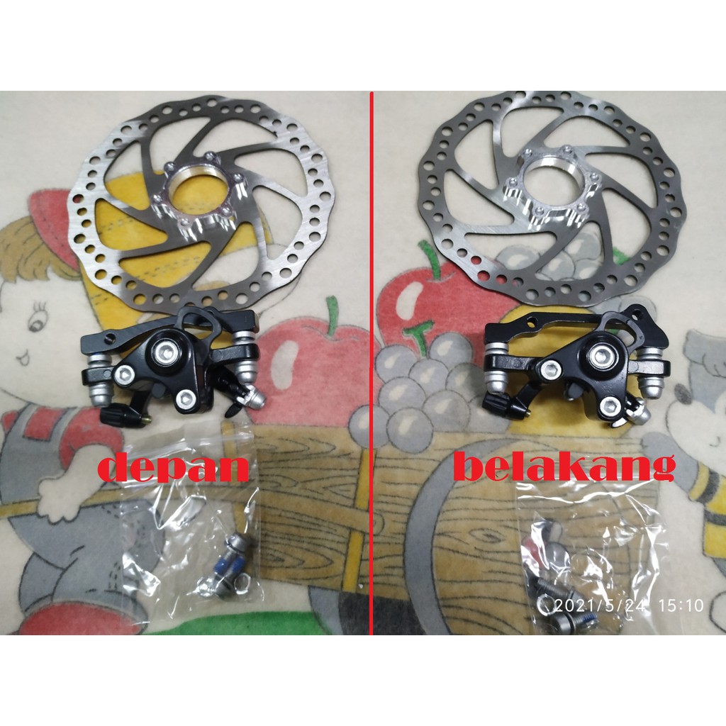 Basikal Brek Disc F/R or Full Set Bicycle Disc Brake Shopee