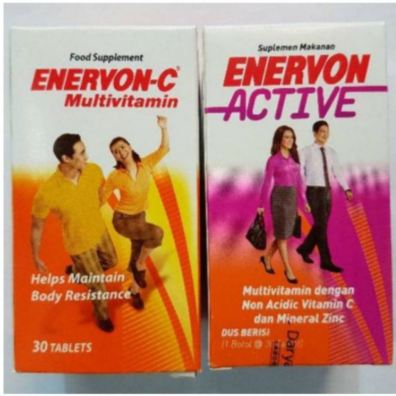 Enervon c multivitamin Bottle Of 30 Tablets Shopee Malaysia