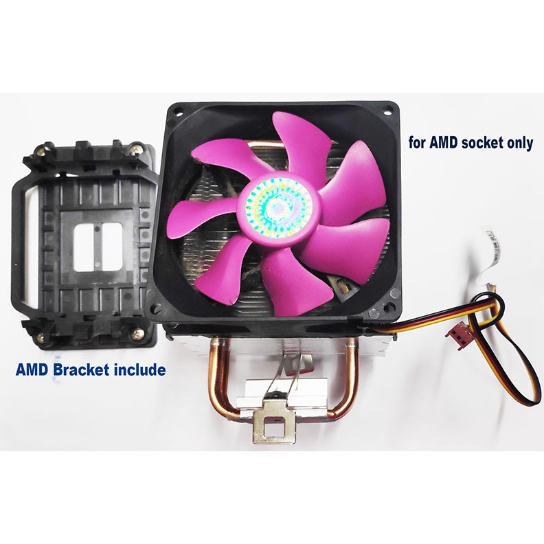 Cooler Master AMD AM2 AM3 CPU Cooling Heatsink FAN Assembly Processor ...