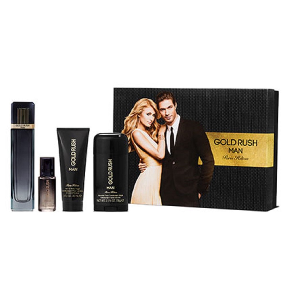 Set Original Perfume Paris Hilton Gold Rush Men Shopee Malaysia