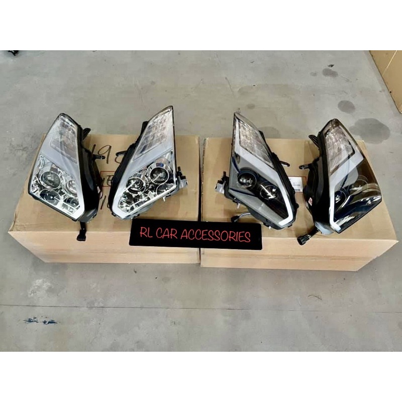 Nissan skyline gtr r 35 front Projector Head lamp Light led DRL ...