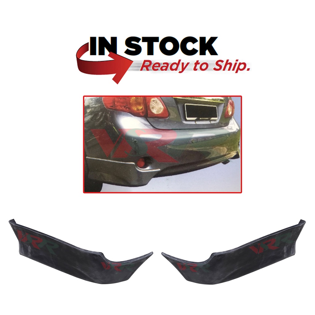 Toyota Corolla Altis 10th Gen (2008-2012) OEM Rear Back Bumper Skirt ...