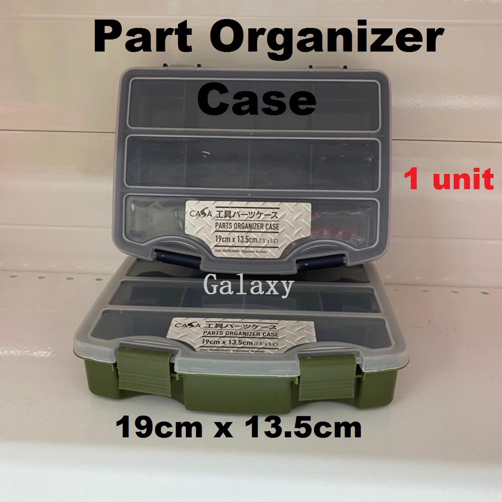 Organizer Case Components Tool Heavy-duty Storage Parts Box Small Two-layer  Box
