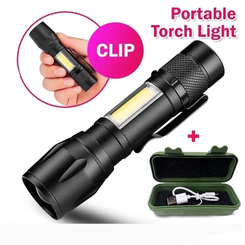 [KECIL & SANGAT TERANG] Portable Torchlight / Lampu Suluh LED Kecemasan ...