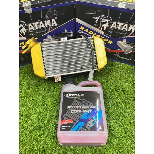 ATAKA Racing Radiator Lc135 & Y15 V1 V2 (32.5mm)FREE BIG RADIATOR FAN ...