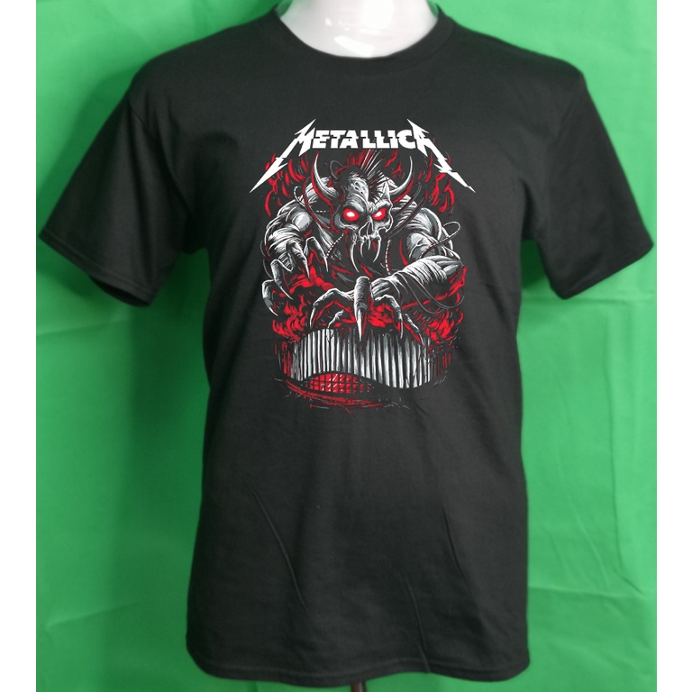 METALLICA Rock Band Tshirt (5) Shopee Malaysia