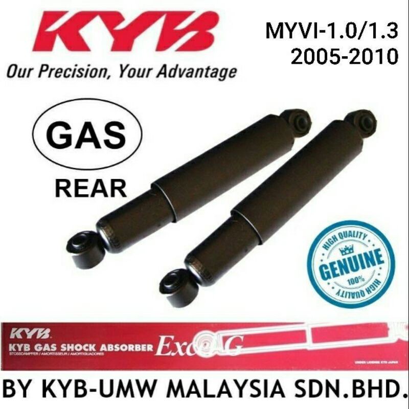 KYB RS ULTRA ALZA MYVI VIVA SHOCK ABSORBER REAR KAYABA HEAVY DUTY 1SET