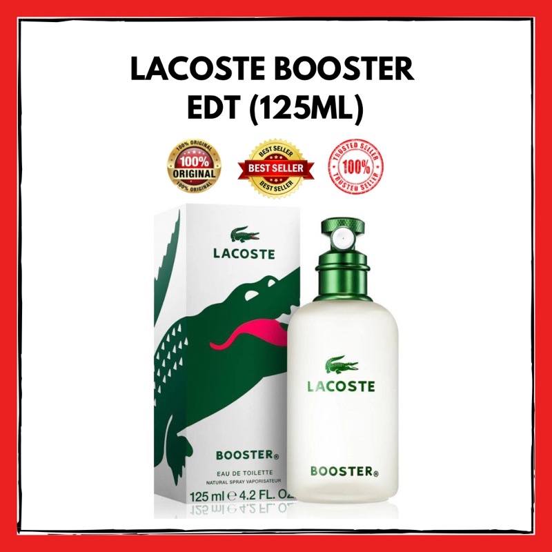 LACOSTE BOOSTER EDT 125ML NEW IN BOX ORIGINAL PERFUME Shopee Malaysia