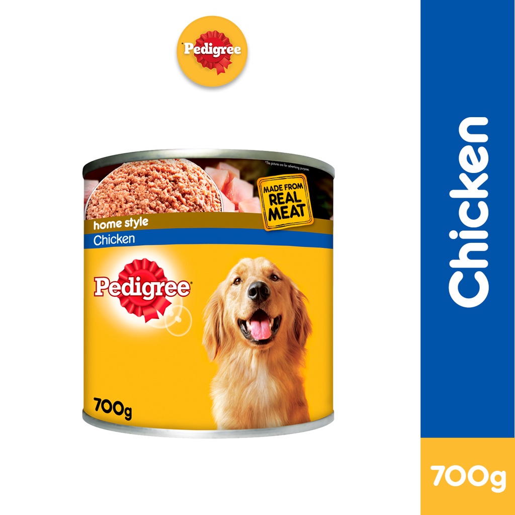 PEDIGREE Dog Food Can Dog Wet Food in Chicken Flavor 700g. Dog