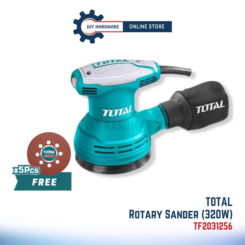 Total Rotary Sander 320W TF2031256 Shopee Malaysia