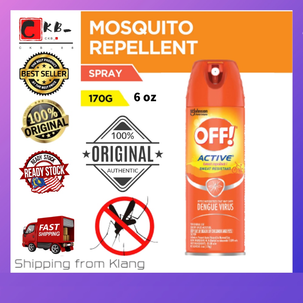 🔥Ready Stock🔥OFF! Mosquito Repellent Spray 6 oz 170g Shopee Malaysia
