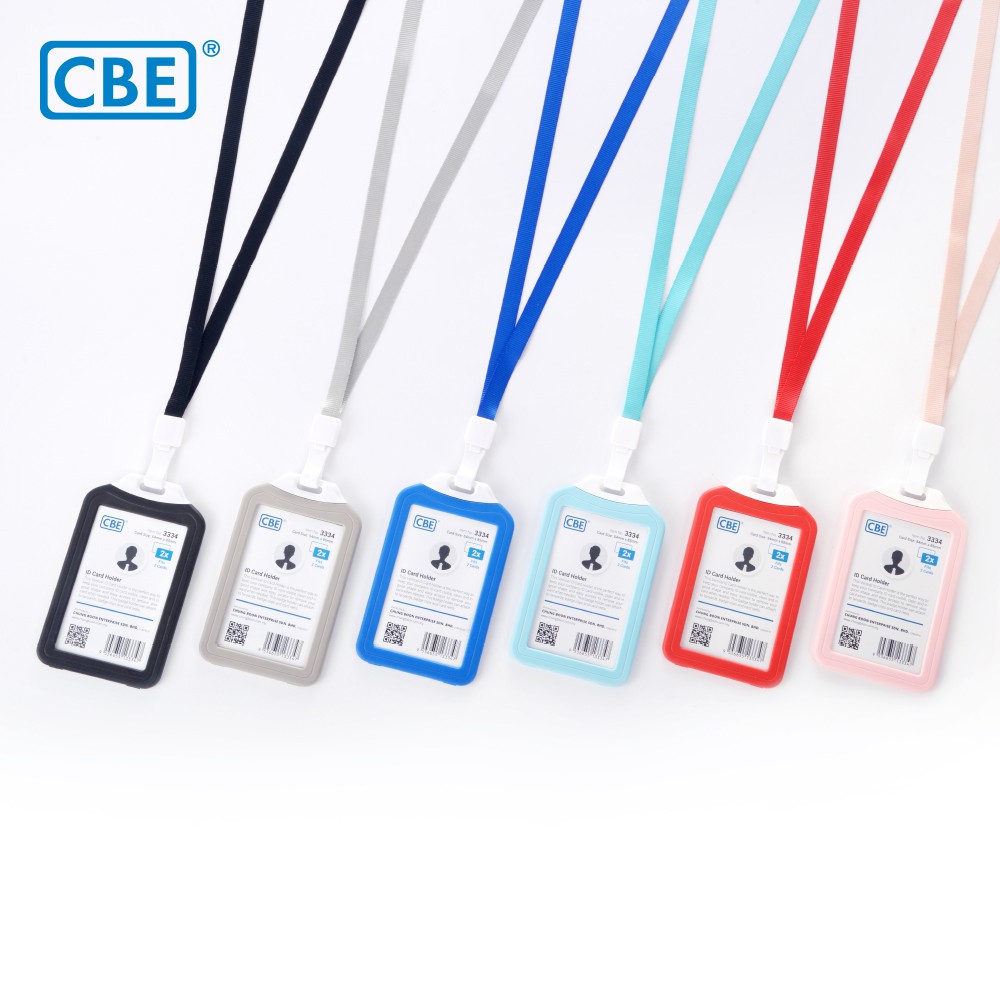 CBE ID Card Holder Name Tag Set (3334 ID Card Holder + Lanyard 1's
