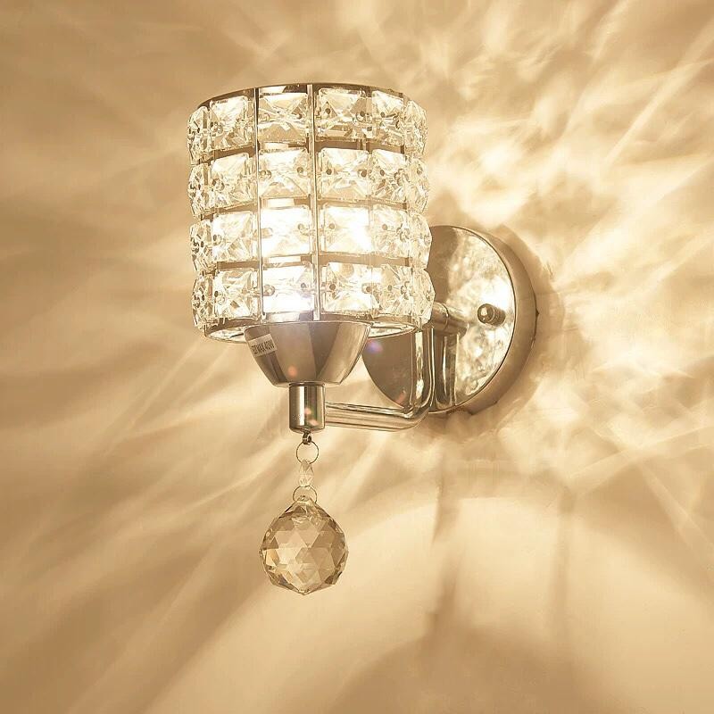 Crystal wall light modern design for decoration home gold and silver (W