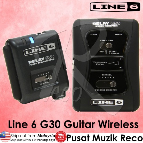 Line 6 Relay G30 Wireless Guitar System Shopee Malaysia