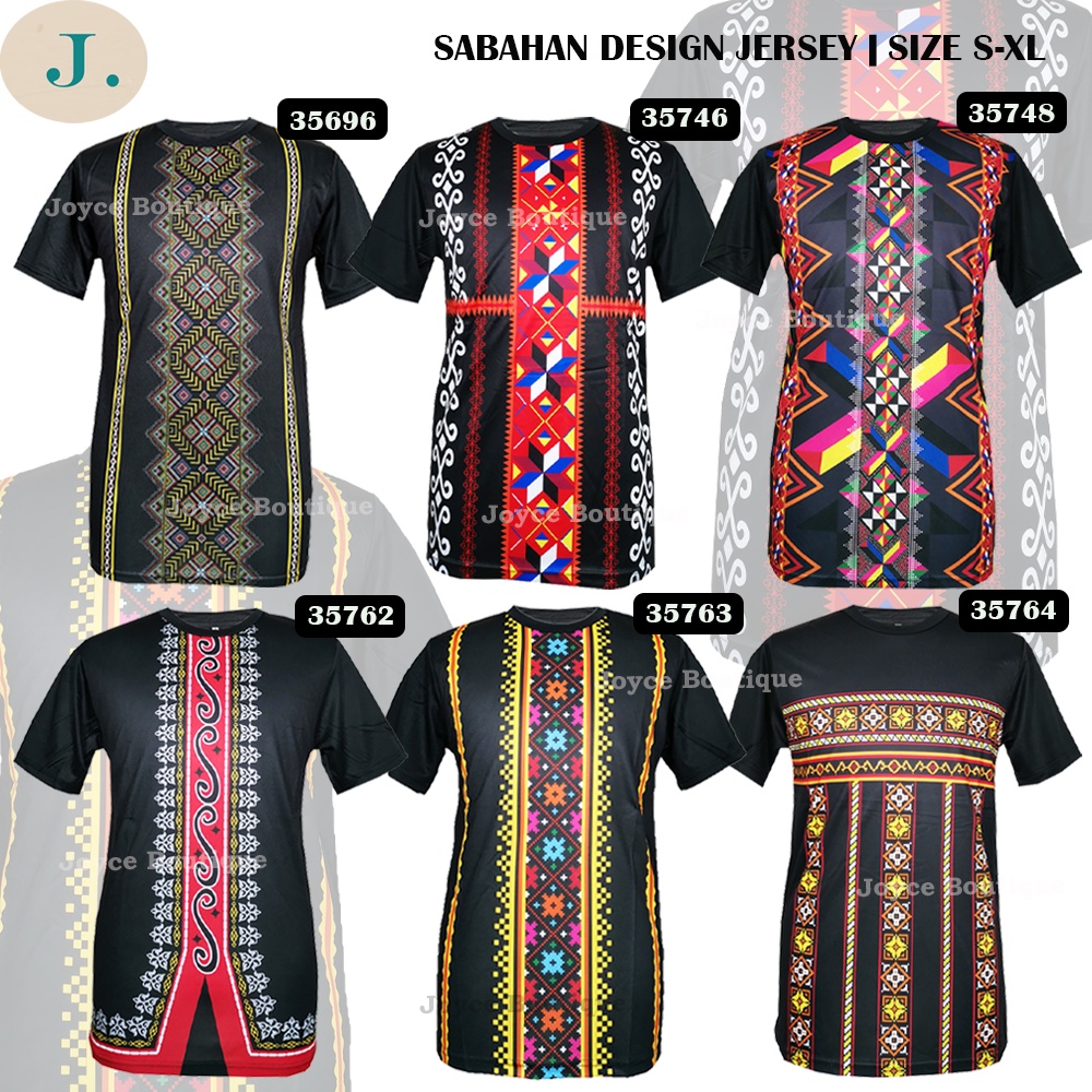 🔥HOT&Wholesale🔥 Unisex Baju Batik Jersey Traditional Etnik Sabah ...