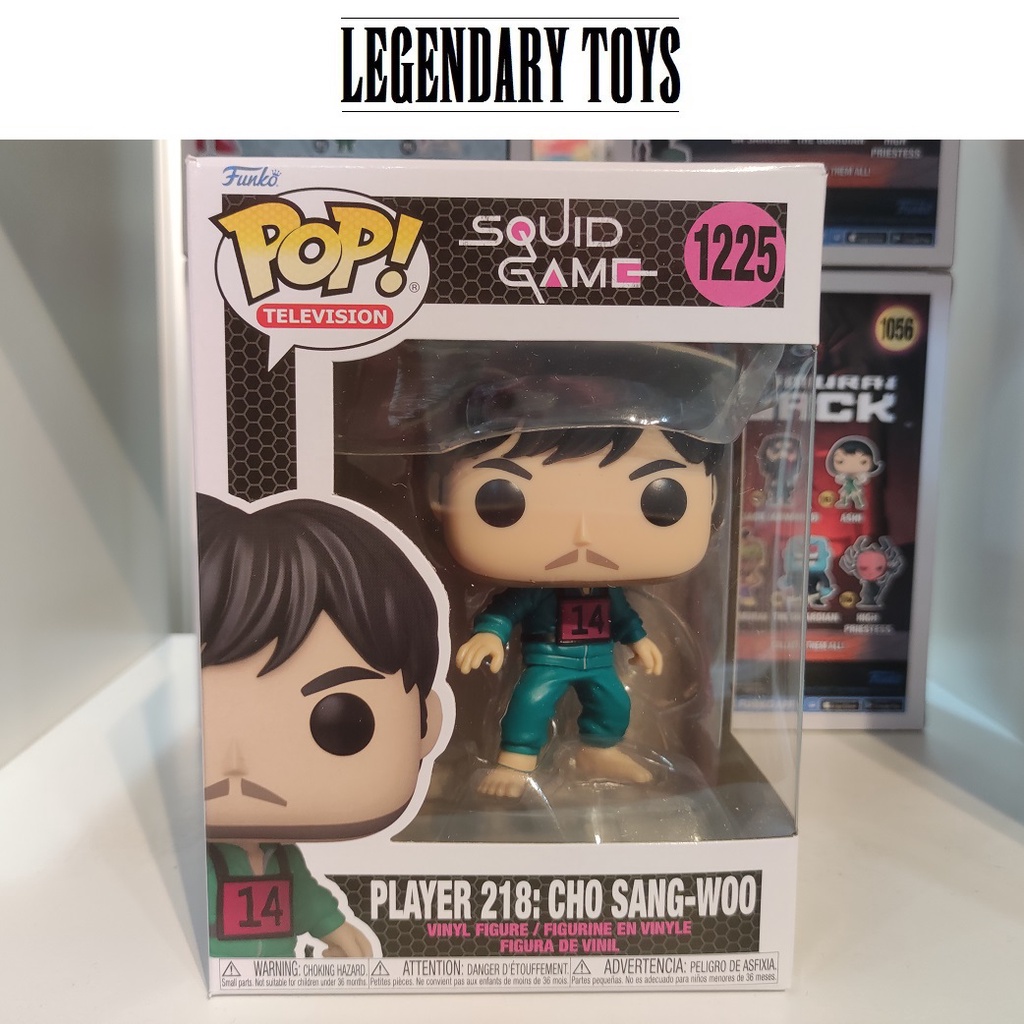 Funko Pop! TELEVISION #1225 Squid Game Player 218: Cho Sang-Woo ...