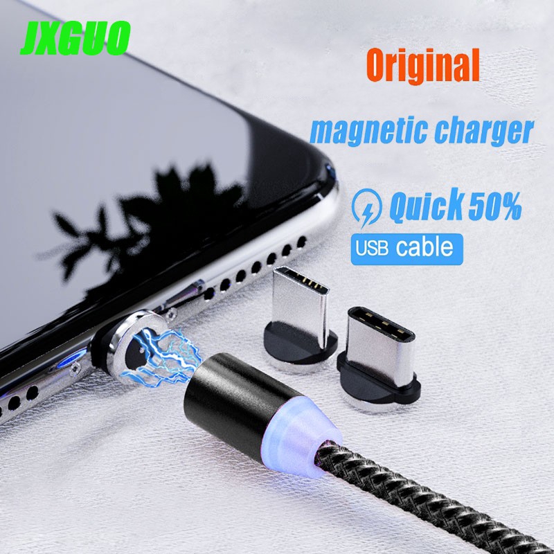 COD Original Magnetic Charger Cable iphone/Micro/Type-C/USB Android ...