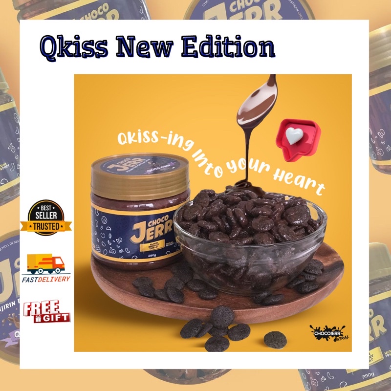Chocojerr Qkiss New Edition (Dark Chocolate Cereal) | Shopee Malaysia