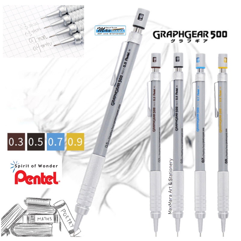 (MAXMARA Art & Stationery) Pentel Graphgear 500 Draughting Technical