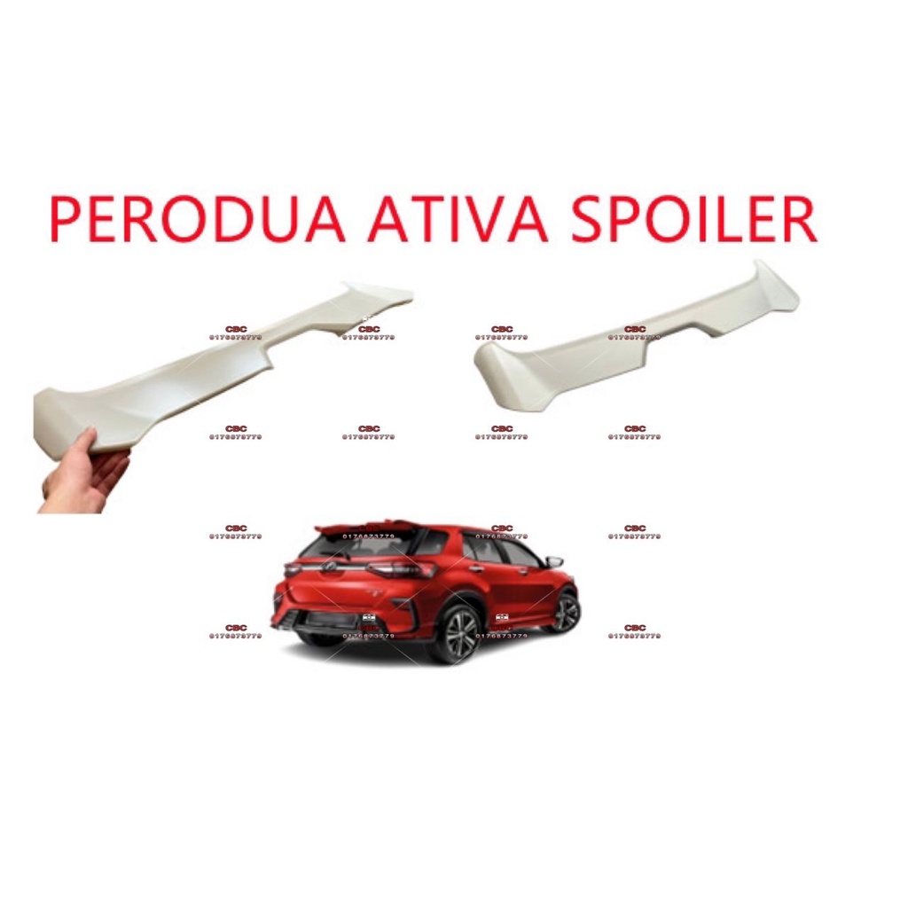 🎁PERODUA ATIVA GEAR UP SPOILER 🔥 WITHOUT PAINT 🔥 | Shopee Malaysia