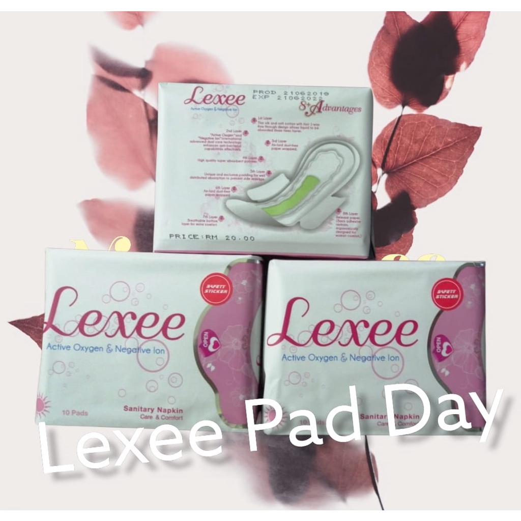 LEXEE PAD DAY [ PAD SIHAT] FEMININE CARE (ready stock Cheqna) | Shopee ...