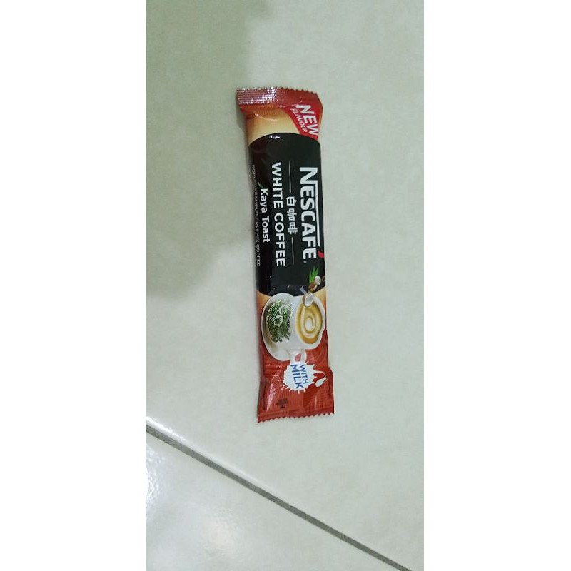 (Ready stock) Nescafe White Coffee Kaya Toast 3 in 1 Premix coffee 37g