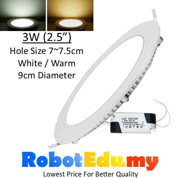3W-Warm-3000k