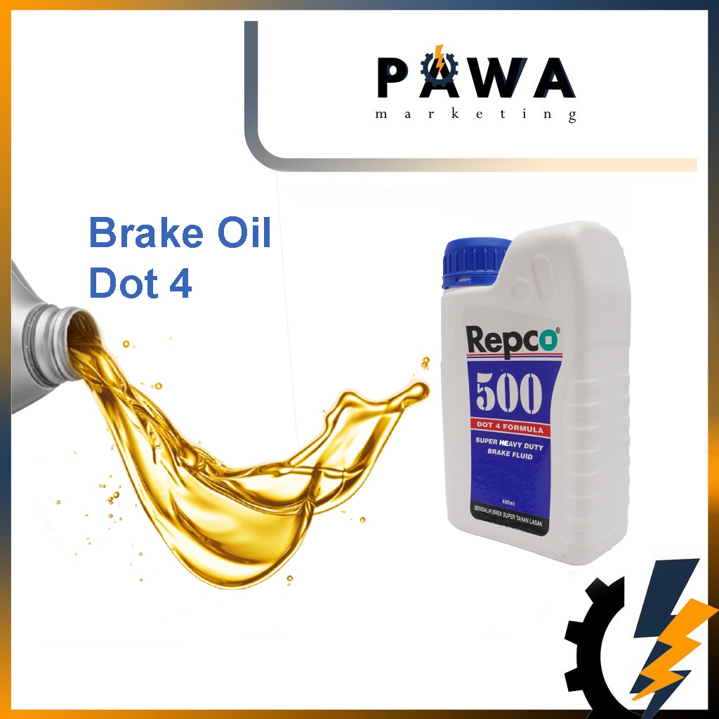 Repco 100% Authentic Brake Oil 500 Dot4 Dot 4 400ml | Shopee Malaysia