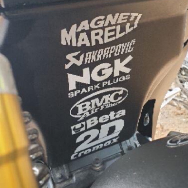 MOTOGP Sponsor Sticker set Decals for NVX / Y15ZR / YAMAHA Monster ...