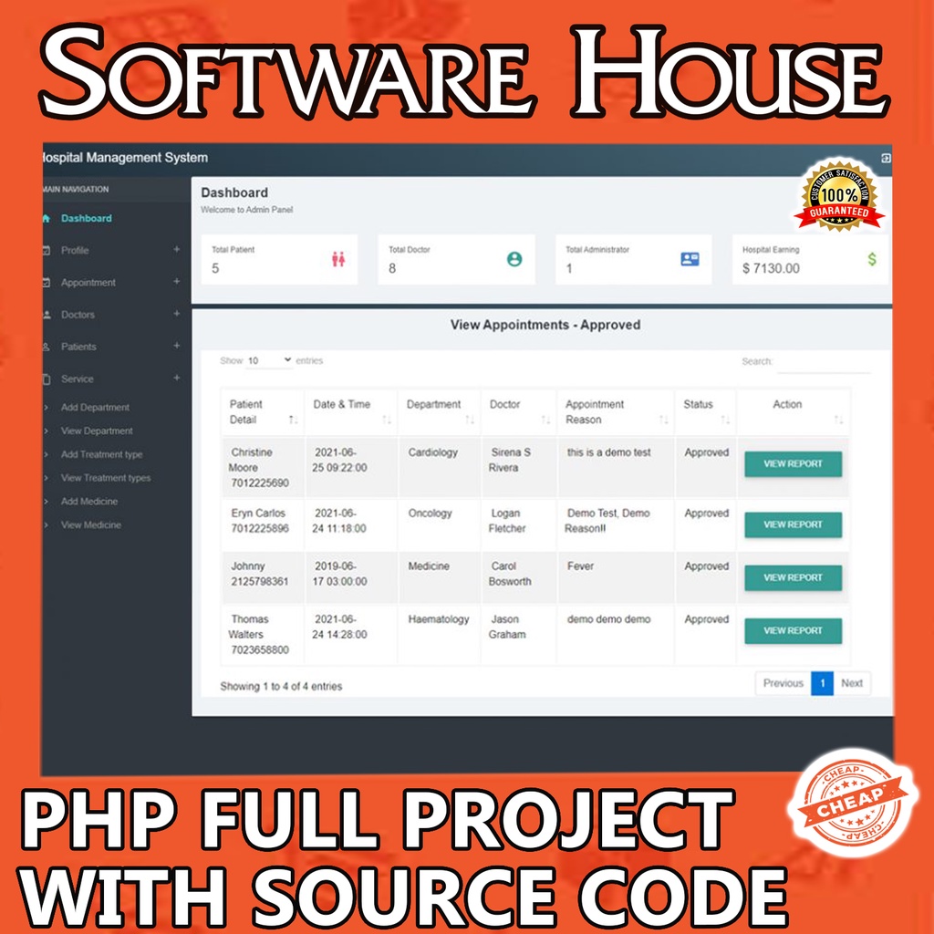 Hospital Management System V1 Full PHP Project with Source Code ...