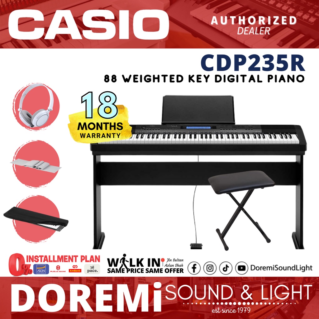 Casio cdp shop 235 digital piano