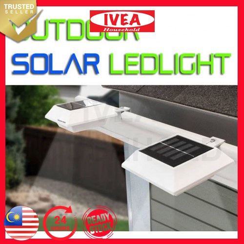 Outdoor LED Solar Light No Wire Shopee Malaysia