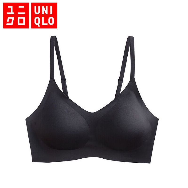 Uniqlo - AIRism - Girl's Bra - Black - 11-12Y