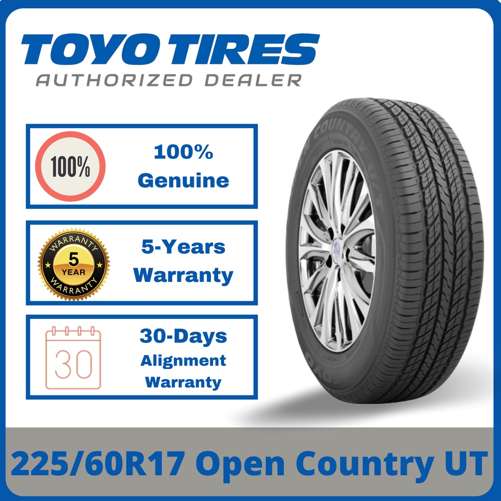 225/60R17 Toyo Tires Open Country UT *Year 2023 | Shopee Malaysia