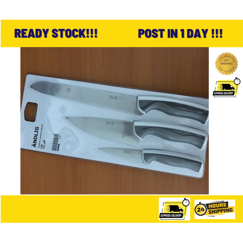 ORIGINAL IKEA Product ANDLIG Knife kitchen pisau dapur Shopee Malaysia