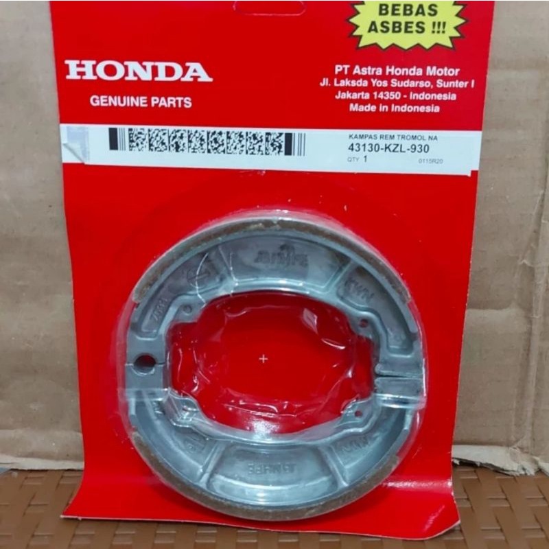 Honda Beat Vario FI Drum Rear Brake Lining Shopee Malaysia