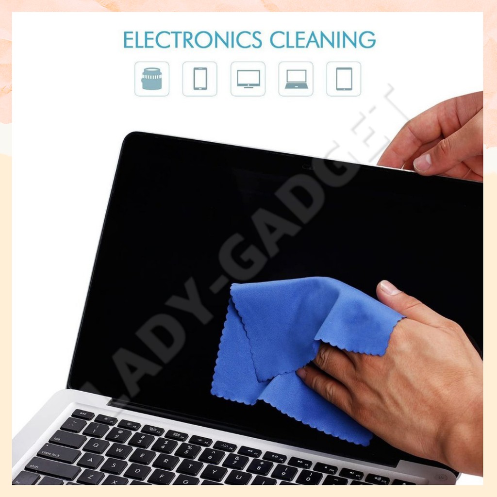 Thick Microfiber Cleaning Cloth for LCD Screens Eyeglasses Camera Lens ...