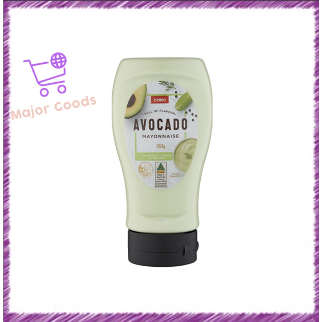Coles Avocado Mayonnaise 350g Shopee Malaysia