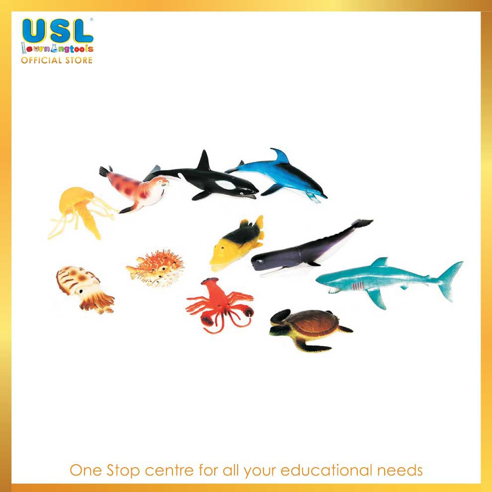 Ocean Model (12pcs) - Dramatic Play - Durable - Realistic Looking ...