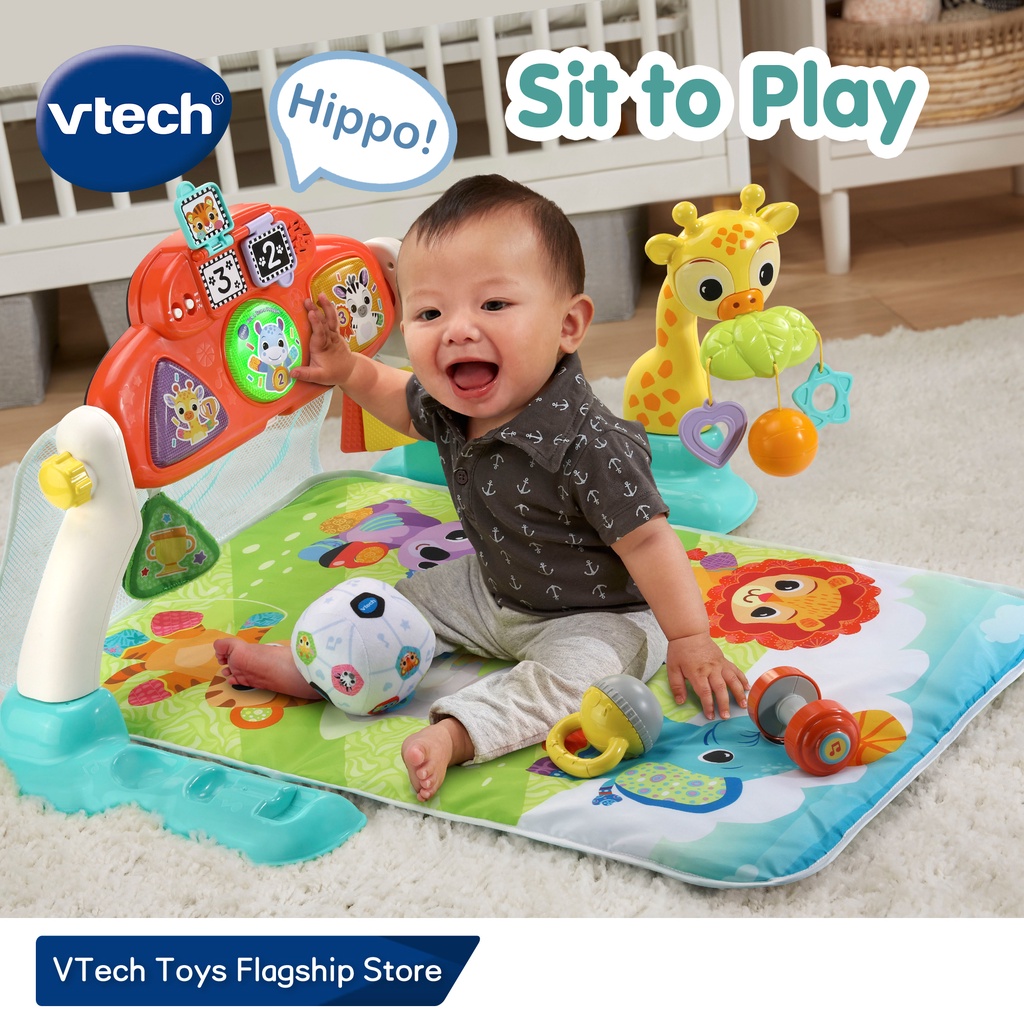 VTech 4 in 1 Kick & Score Playgym Gym Playmat for Baby Boys Girls New ...