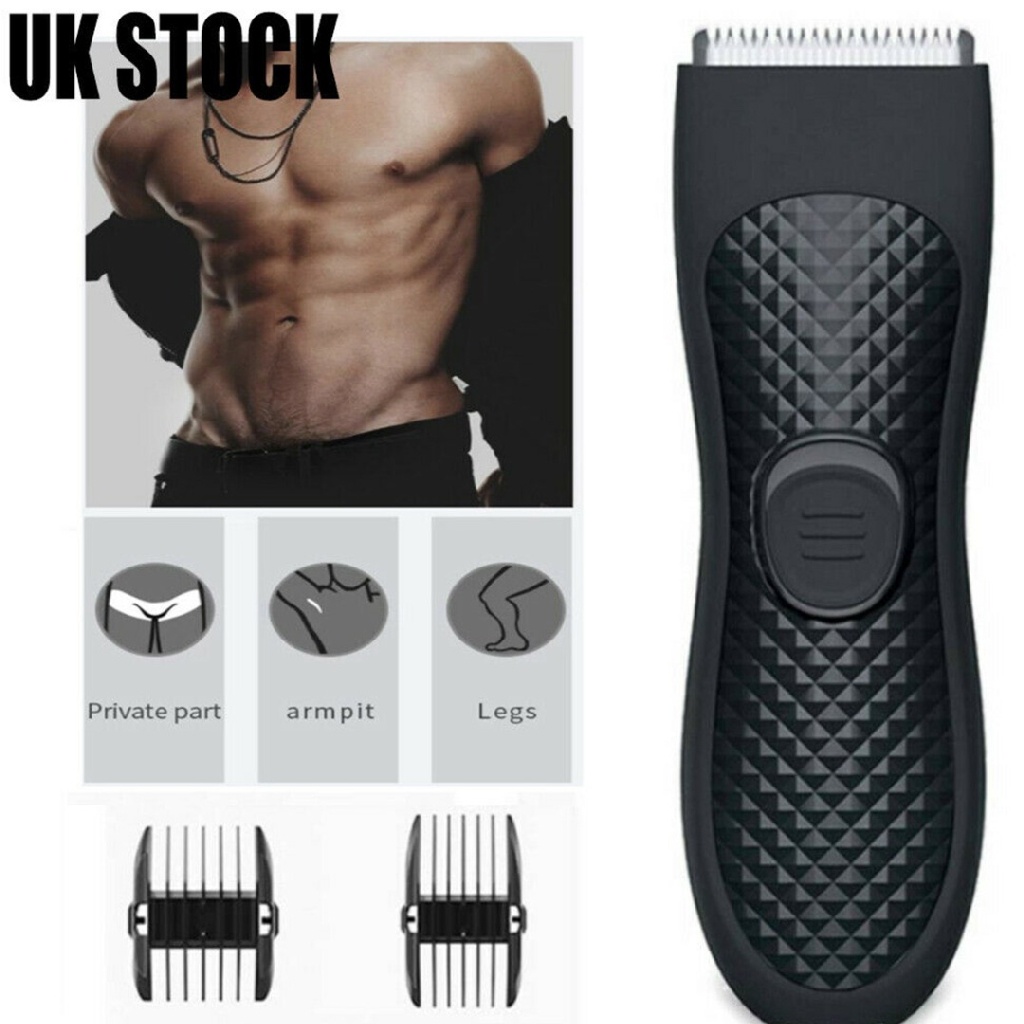 USB Balls Body Groin Pubic Mens Waterproof Electric Hair Trimmer