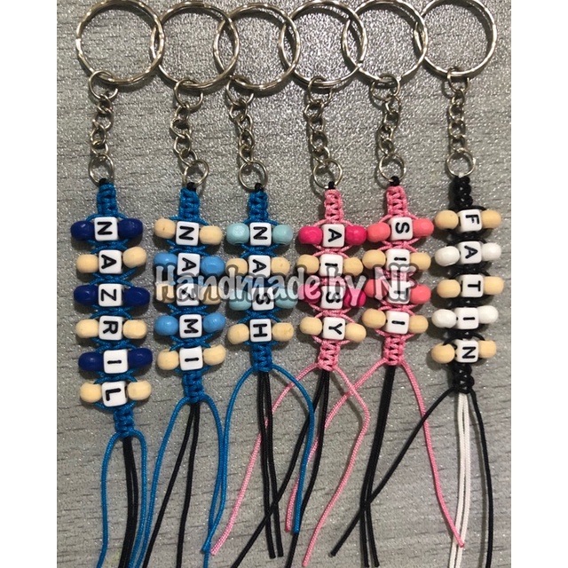 Keychain Manik Nama (custome) | Shopee Malaysia