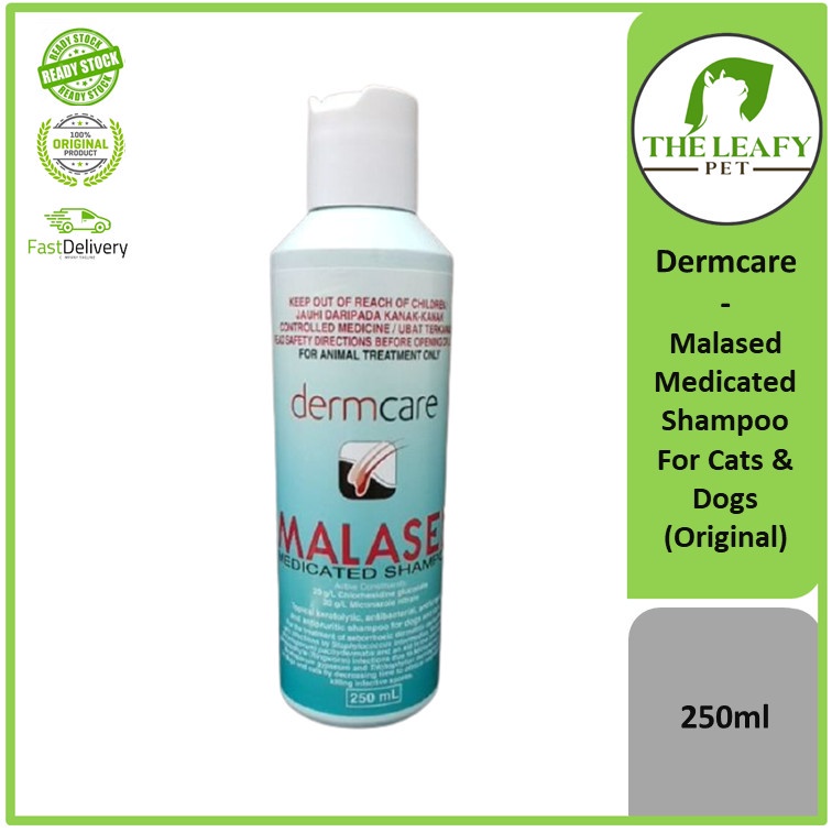 ( Original ) Dermcare Malaseb Medicated Shampoo For Cat & Dog 250ml