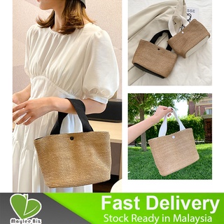 Large capacity women's bag in summer 2022 new PVC transparent plastic beach  leisure shoulder bag simple temperament straw bag