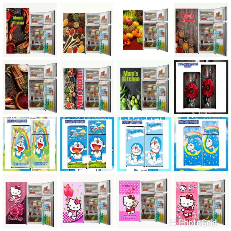 1-door Refrigerator Sticker Size 60X120 cm | Shopee Malaysia