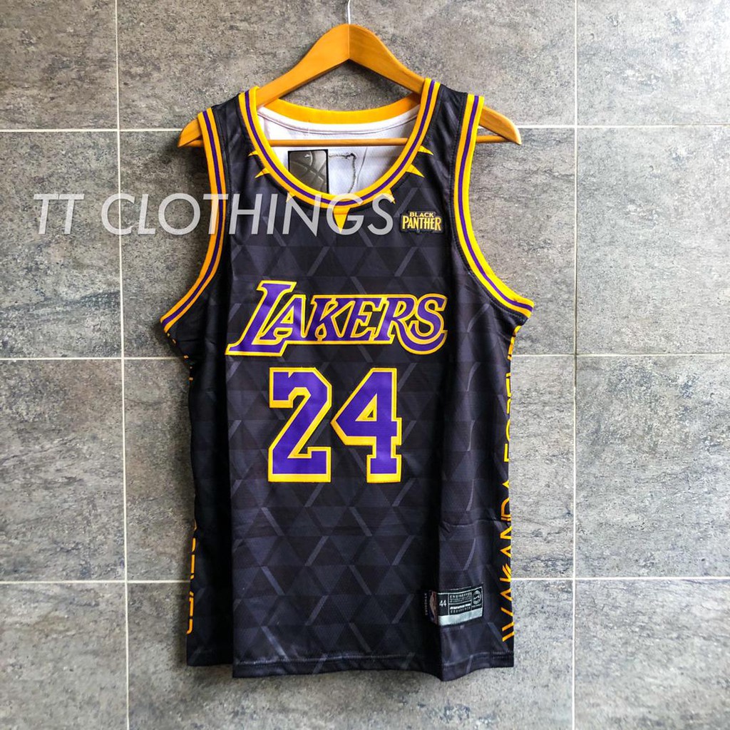 Kobe bryant store black panther jersey