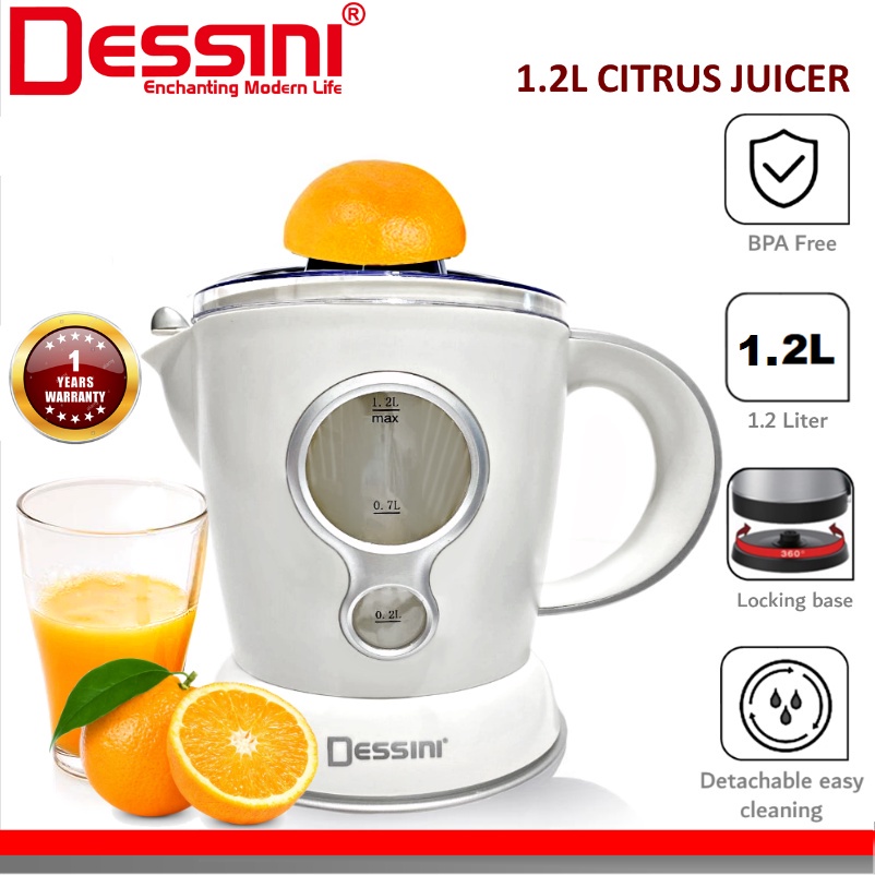 Dessini Italy 12l Electric Citrus Orange Juicer Squeezer Machine Pulp 