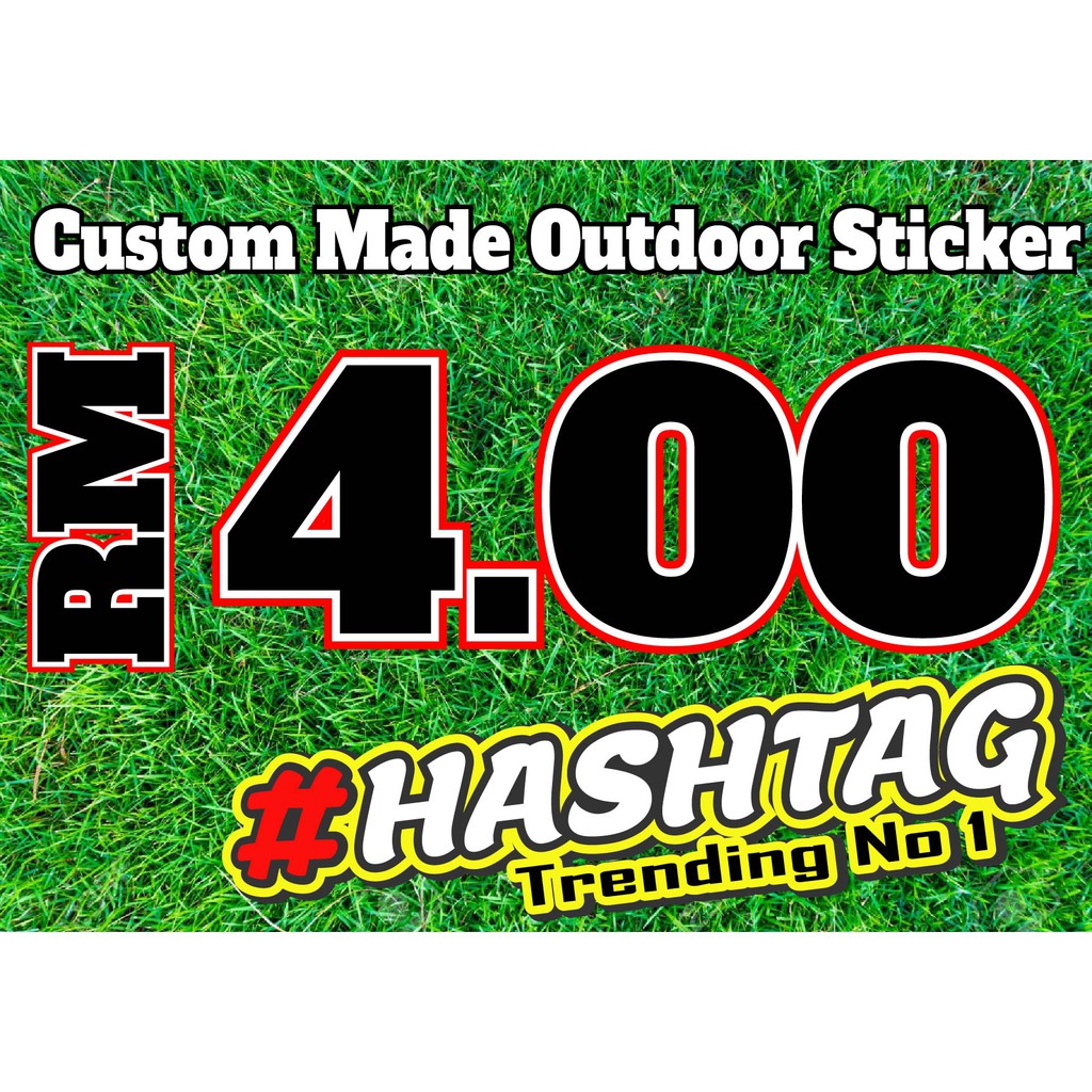 Custom Made Sticker, Car Sticker Custom, Name Sticker, You send design